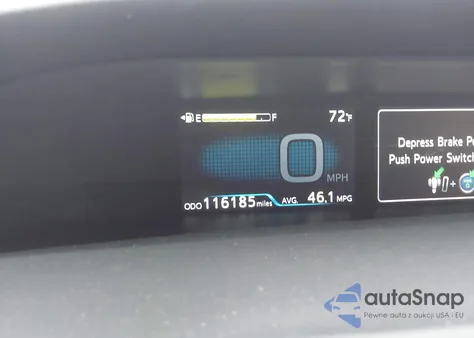 2016 Toyota Prius Two from USA, damaged, VIN JTDKBRFU6G3007335